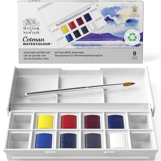 Winsor & Newton™ Cotman Watercolour™ 8 Color Skyscape Pocket Set